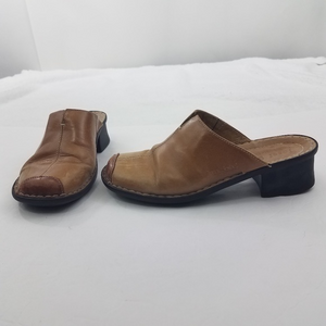Josef Seibel Clogs Size 36 6 Tan Leather‎ Slip On M